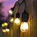 Hizashi 15 Pack S14 Replacement Light Bulbs, 2W=25 Watt Outdoor Edison Bulbs Dimmable E26 Base, Amber 2200K S14 LED Bulbs, Outdoor String Lights Bulbs Replacement, Shatterproof Waterproof, UL Listed