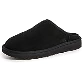 UGG Men's Classic Slip-On Slipper, Black, 12
