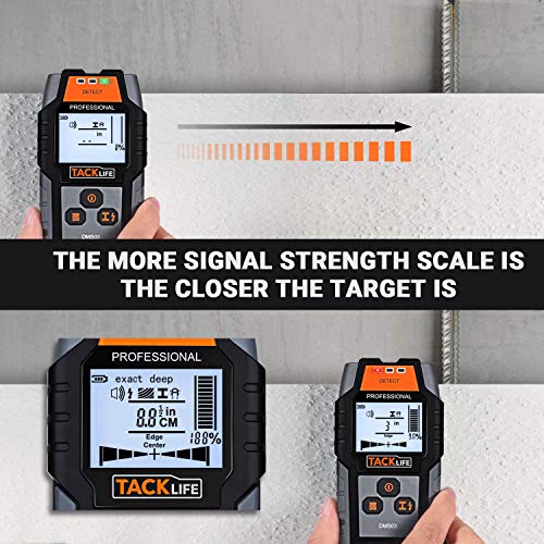 TACKLIFE Stud Finder Upgraded Wall Scanner, 4 in 1 Center Finding