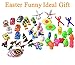 QIJUN Easter Eggs 30 Surprise Eggs with 30 Mini Toys Filled with Novel Assemble Toys Boy and Girl Party Favor