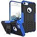 iPhone 7 Plus Case Moonmini Shockproof Kickstand Tire Pattern Detachable 2 In 1 Hybrid Combo Body Armor Case Cover Defender for iPhone 7 Plus , Blue