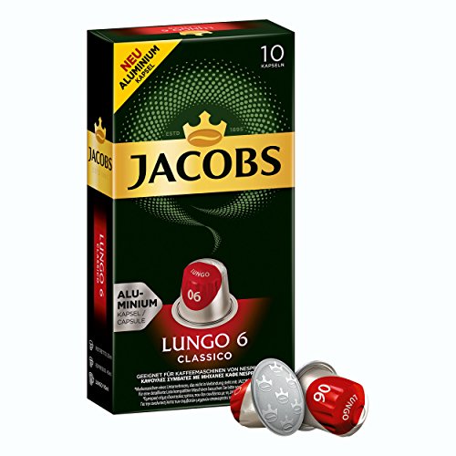 JACOBS Lungo 6 Classico 4x10 Nespresso®* kompatible Kapseln – Bild 4