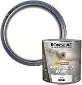Ronseal Anti Mould Paint White Matt 2.5L Bathroom Kitchen 6 Year Protection view 3