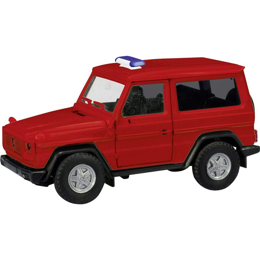 herpa 013086 MiniKit : Mercedes-Benz model G (unprinted/blue light bar included), red