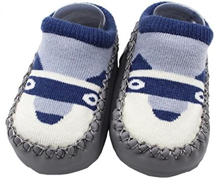 Falaiduo born Toddler Baby Girls Boys Anti-Slip Socks Slipper Boots