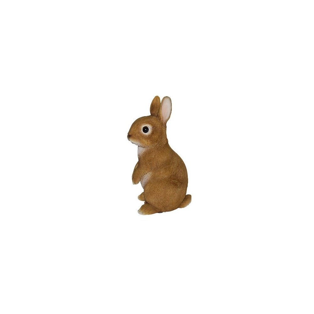 Young Rabbit Real Life Resin Ornament by Vivid Arts