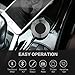 ABRAMTEK Headphone Amplifier Bluetooth Receiver, Portable Audio Enhancer Amp for Earphone Headset Speaker, Wireless 3.5mm Adapter for Home Car Stereo Sound System, Metallic Gray