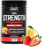 Onnit Total Strength and Performance - Stimulant-Free Pre-Workout Supplement - Strawberry Lemonade,11 ounce(312 g)