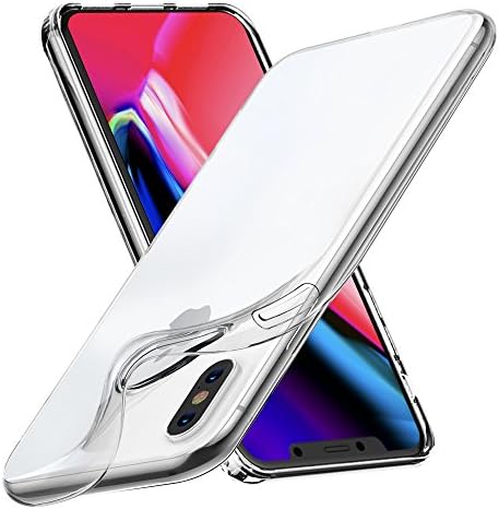 VMTOP iPhone X Case, Slim Clear Soft TPU Cover for iPhone X /iPhone 10 5.8" 2017 ReleaseTransparent Clear