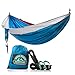 Camping Hammock for Outdoors - Double Hammock Size, Parachute Nylon, Snag-Proof Carabiners, 6 Gear Loops – Portable Hammock for Hiking, Backpacking, Travel by Emerald Mountain Outfitters