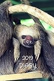 Pocket 2019 Jungle Sloth Diary Book Journal: Mini Daily & Weekly Calendar With Password Log & Address Book; Purse Notebook With Inspirational Quotes; Small Little Monthly Goals Tracker With To Do List by ZenWerkz