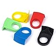 1 Pcs Random Colors Beer Snap Plastic Drinking Clips Bottle Buckle Application: Bar Mini Beer Bottle Holder Clips Wine Cocktail Goblet Glass Cup Edge Snap for Home Birthday Wedding Party