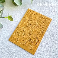 Keoker Polymer Clay Texture Sheets, Clay Texture