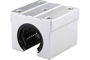 CNCYEAH SBR16UU Slide Block 1PC 16mm Square Type Carriage Bearing Blocks Linear Bearing Motion Ball Slide Units for 16mm Linear Guide Rail