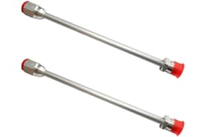 DENT-DE-LION Airless Paint Sprayer Tip Extension Wand Extension Rod for Sprayer Airless Nozzle Extension Spray Gun Paint 2Pcs x 30CM (11.8Inch)