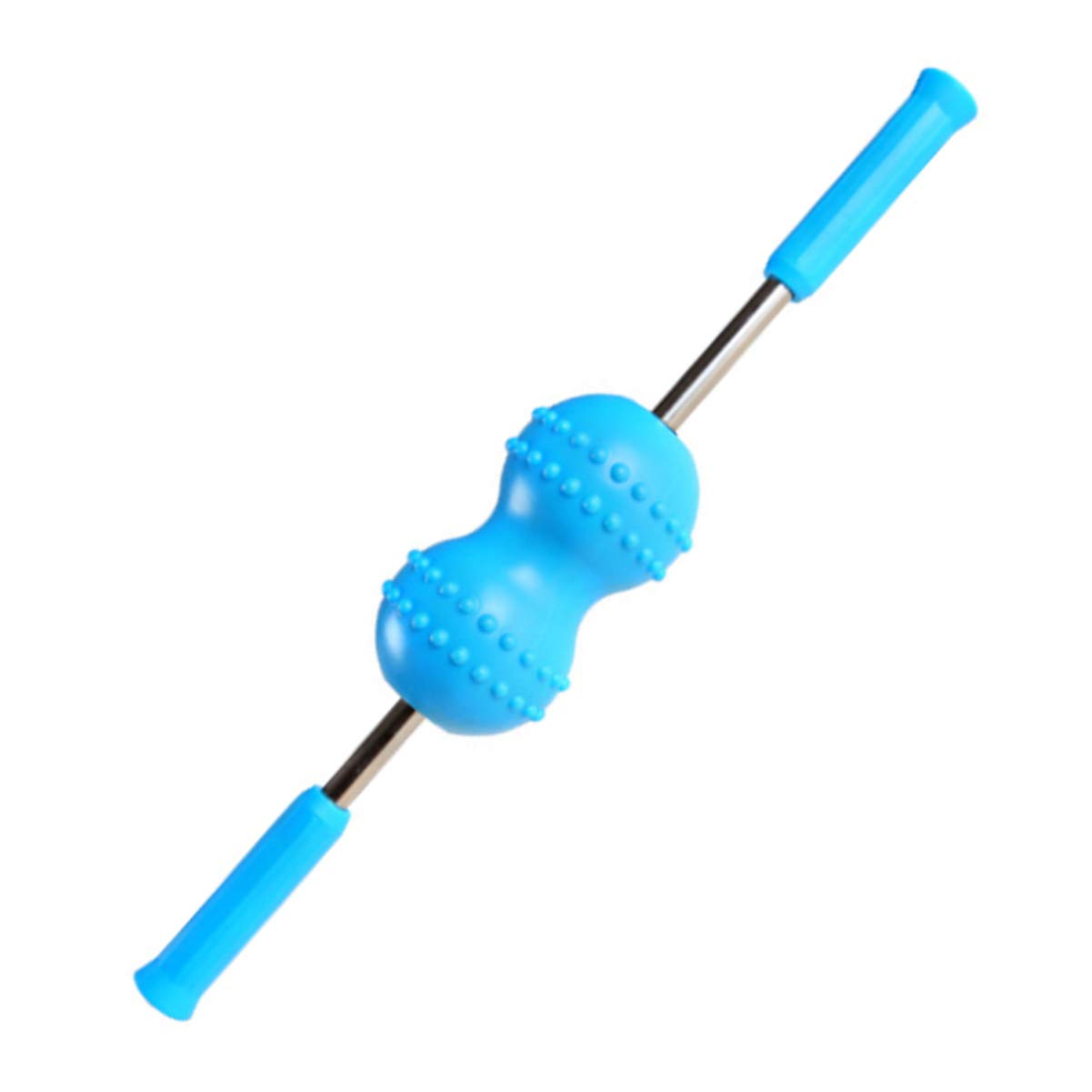 Exceart Neck Back Massage Roller Restore Massage Stick Point Muscle Massage Roller (Blue)