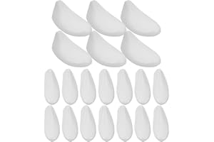 Generic Shoe Shaper Inserts Foam for Boots and Sneakers 10 Pairs Lightweight Toe Box Expanders for Home Use