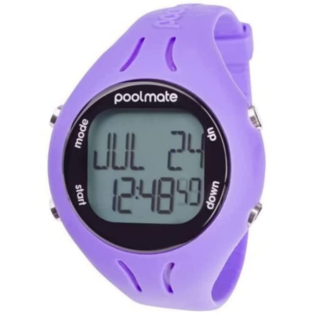 Swimovate Unisex's PoolMate2 PoolMateLiveClip, Purple, One Size
