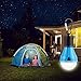 Zoojee Studio YG-310 Camping Lights Bulb-4 Pack and 4 Colors (Orange, Blue, Red & Green) Camping Lantern-1.97X4.72 Inch Portable Hanging Tent Lights Bulb, Bateery Powered Lantern