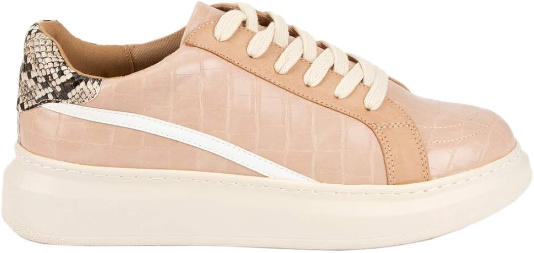 blush platform sneakers