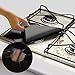 Gas Range Protector (4 Pieces) - Heavy Duty, Double Thickness, Reusable, Non-Stick Gas Range Protectors | Safest On The Market, 100% Certified BPA & PFOA Free (10.6” x 10.6”) – NEW & IMPROVED 2017