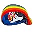 Rainbow Unicorn, One of a Kind Cycling Cap - Made in the USA