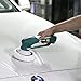 EVERTOP Car Polishing and Waxing Buffer, Waterproof Electronic Mini Cordless Handheld Auto Car Cleaning Brush Kit