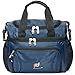 MOJECTO Cooler Bag-12x10x6.5-Inch.Two Insulated Compartments, Heavy Duty Polyester, High Density Insulation (Hot or Cold), 2 Heat Sealed Removable Peva Liner, Many Pockets, Strong Double Zipper