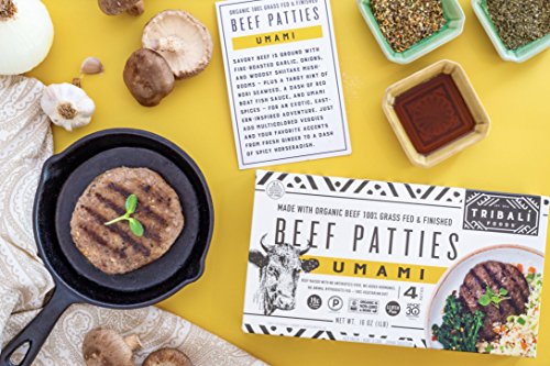 TRIBALÍ Foods, Organic Patties, Variety 6-Pack Combo (3 Mediterranean Beef + 3 Umami Beef) - Thumbnail 6