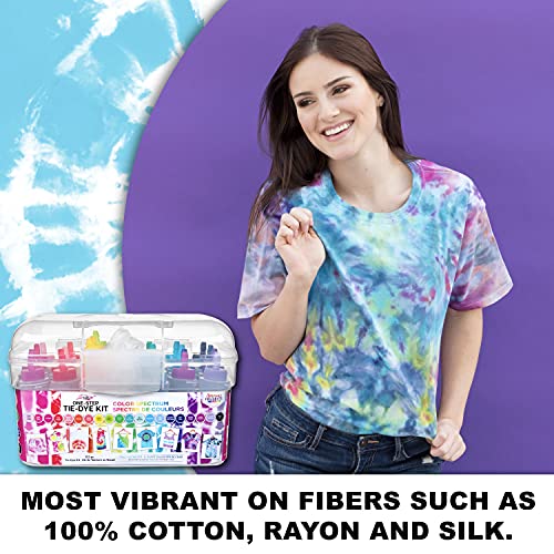 Tulip OneStep TieDye Kit 24 Tie Dye Storage Tub, Color Spectrum