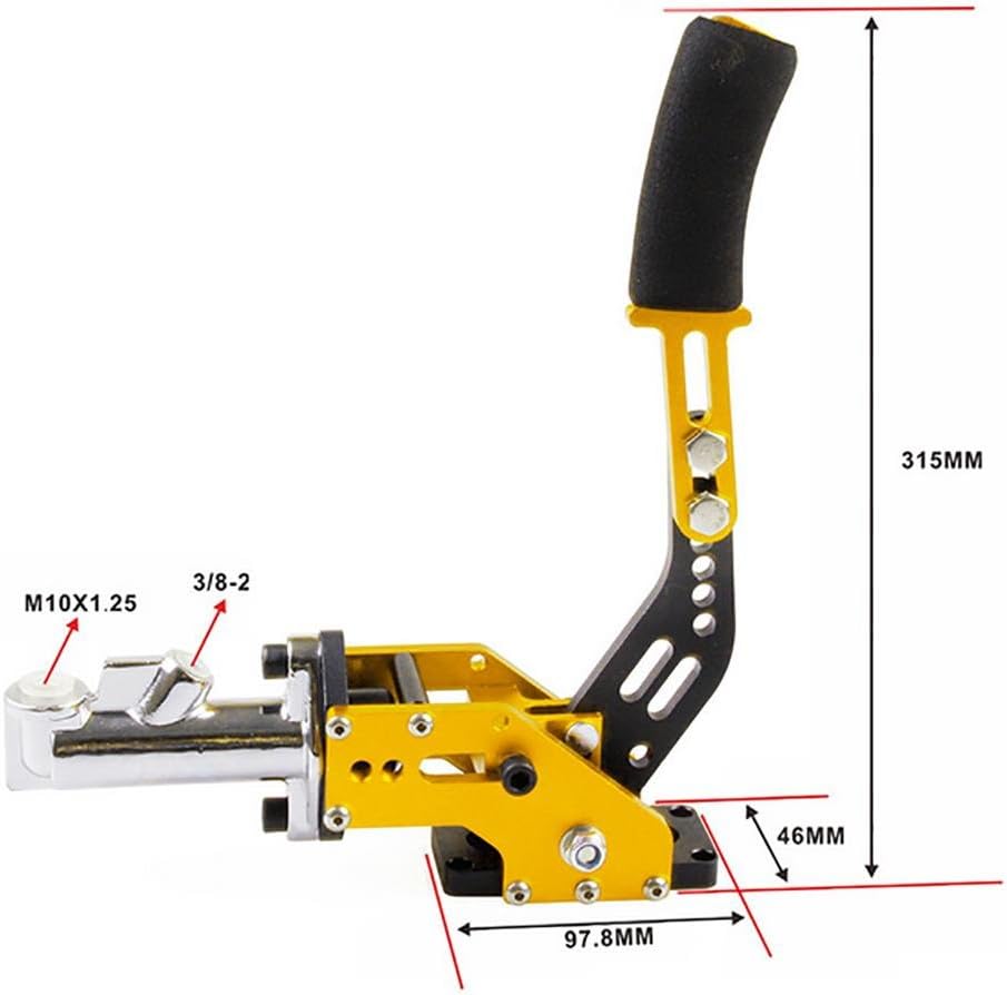 LIYUER Universal Hydraulic Handbrake Ebrake Racing Drift Parking Emergency Brake
