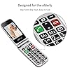 artfone-CF241A-Big-Button-Mobile-Phone-for-Elderly-Senior-Flip-Mobile-Phone-With-24-LCD-Display-SOS-Button-Talking-Number-Dual-SIM-Unlocked-Torch-Side-Buttons-Bluetooth-CameraBlack artfone CF241A Big Button Mobile Phone for Elderly, Senior Flip Mobile Phone With 2.4" LCD Display | SOS Button | Talking Number | Dual SIM Unlocked | Torch Side Buttons | Bluetooth | Camera(Black)