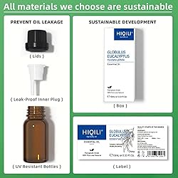 HIQILI Eucalyptus Essential Oil, Pure for