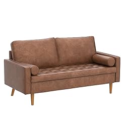 XIZZI Rivet Aiden Mid-Century Modern Loveseat Sofa