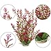 Mayitr 18″ Plastic Water Plant for Aquarium Fish Tank Ornament, Rhodo Redthumb 1