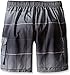 Kanu Surf Men's Paradigm Swim Trunks, Vector Charcoal, 3X