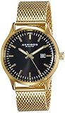 Akribos XXIV Men's AK901YGB Stainless Steel Three Hand Watch