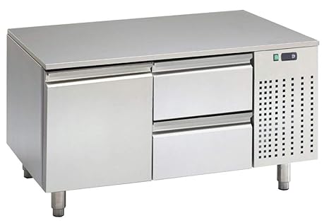 Mesa con 3 cajones, nevera industrial, gastronomía: Amazon.es ...