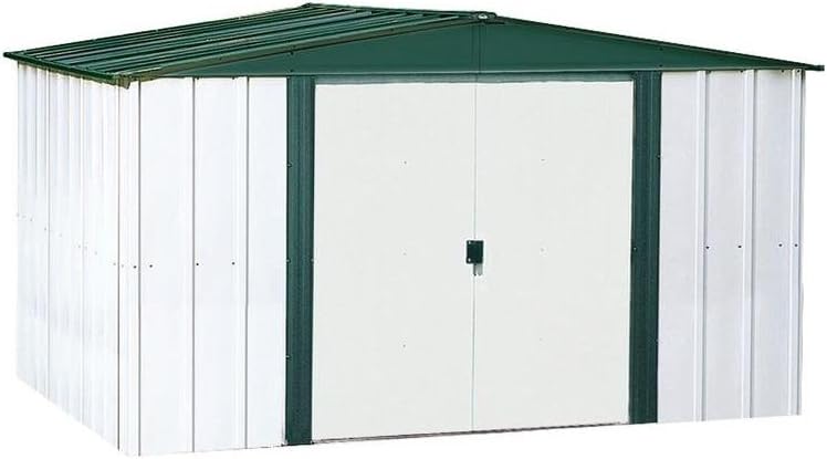 Amazon Com Arrow Hamlet 8 Ft X 10 Ft Steel Storage Shed With