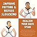 ADOKA Best Posture Corrector for Women and Men, Boys, Girls, Kids - Best Adjustable Posture Brace for Improve Bad Posture - Perfect Upright Posture Corrector Shoulder Plus Size Device