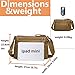 VOLGANIK ROCK Lightweight Medium Crossbody Bag 3 Zip Pockets Shoulder Purse (1)