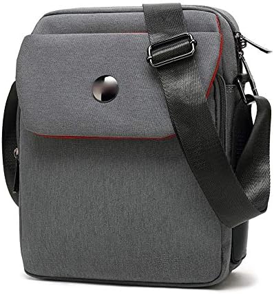 Danhchun タブレット バッグ ショルダー バッグ カジュアル メンズ バッグ10インチパープル ブラック グレー 色 グレー サイズ