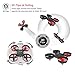 Drone, Metakoo M1 Mini Drone 2.4GHz 6-Axis Double Battery for Beginners and Kids Drone with 360°Full Protection, Altitude Hold, 3D Flips, Headless Mode, 3 Speed Modes Functions