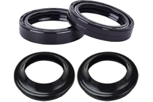 HQLP Front Fork Oil Dust Seals for Honda CRF150R 2007-2022 CR85R 2003-2007 CR80R 1996-2002 CRF230F 2003-2019 CBR300R 15-22 for Kawasaki Ninja 250R 2008-2012 Ninja 300 13-17 for Suzuki RM85 2002-2021