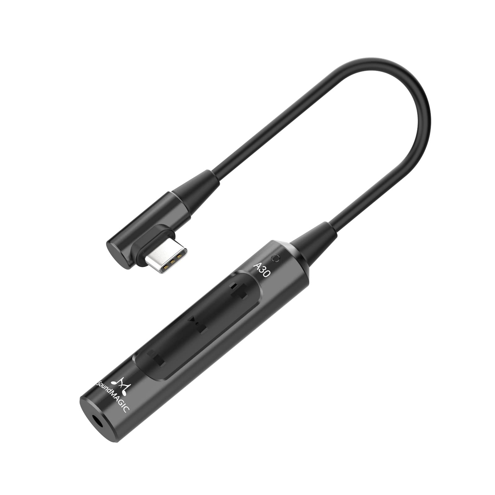 Soundmagic A30 Portable Headphone Amplifier HiFi Stereo Earphone Amp High Resolution DAC Adaptive Impedance to 600ohm Type C connector For Android Device and PC