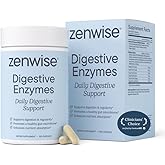 Zenwise Health Digestive Enzymes for Gut Health & Bloating Relief - Multi Enzymes Digestion Supplement with Probiotics, Bromelain & Papaya for Digestive Health Support - Men & Women - 100 Count