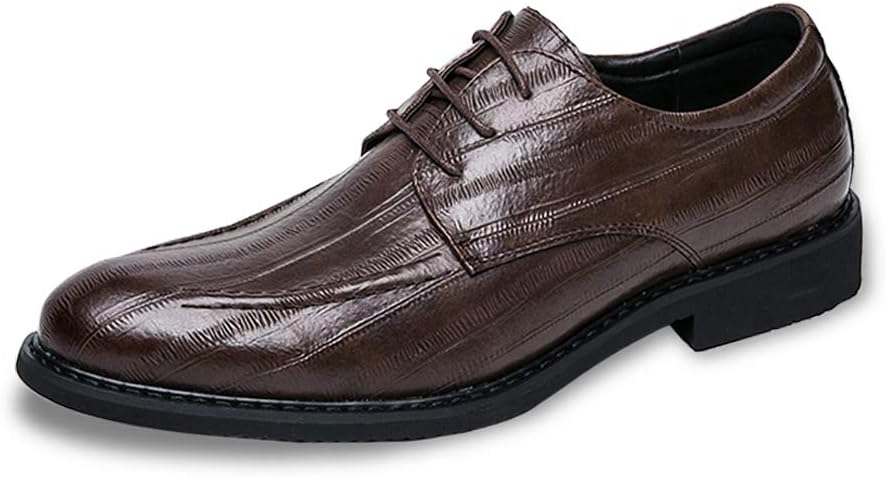 Men's Dress Formal Business Shoes Pu Leather Oxfords Lace Up Modern Shoes