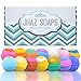 14 Bath Bombs by Jhaz Soaps: Bubble Bath, Lush Bath Experience, Bath Bombs for Kids, Non Staining, Relaxing and Moisturizing Ingredients, Made in the USA