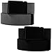 DG Hill Casual Canvas Web Belt For Men Military Style Tactical Flip Top Buckle
