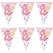 Birthday Party Banner Pink Bunting Banners Decorations
